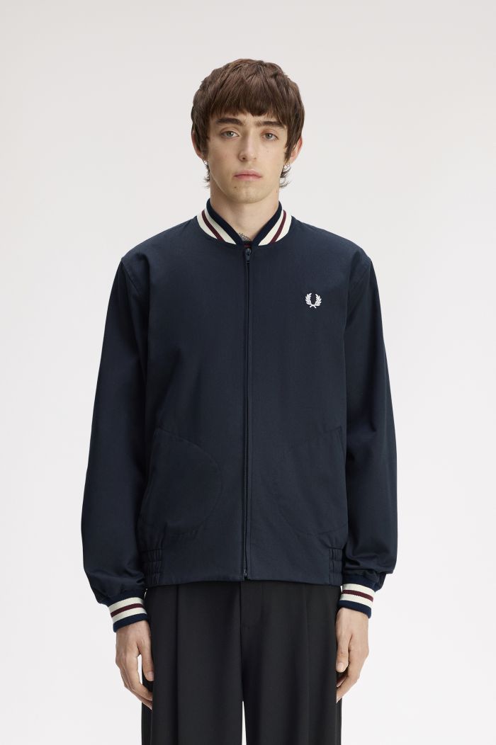 Twill Tennis Bomber Jacket